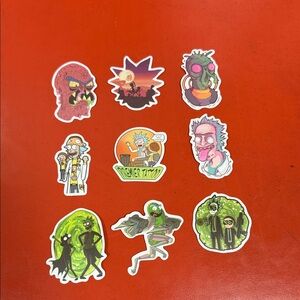 Colorful Cartoon Character Stickers